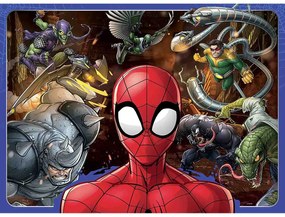 PUZZLE SPIDERMAN SI PERSONAJE, 100 PIESE - RAVENSBURGER (RVSPC10728)