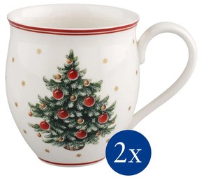 Cană de Crăciun cu brad, set 2 buc, Toy's Delight - Villeroy & Boch