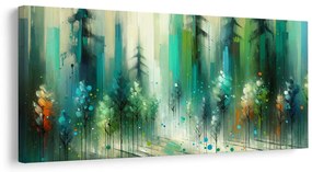 Tablou misterul crângului verde