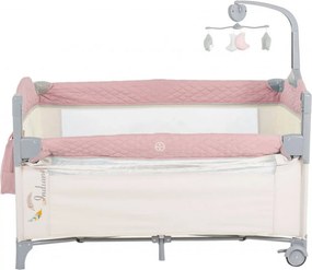 Patut pliant transformabil in tarc copii NOVOKIDS™ Indiana NEST, 62X125 cm, 2 Niveluri, Jucarie Carusel muzical, Fermoar acces lateral, Geanta bebe,