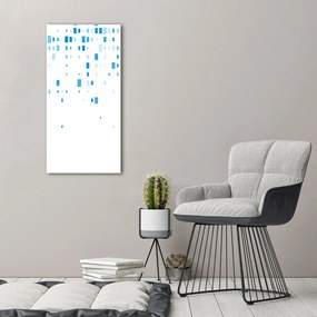Tablou pe pânză canvas Pătrate albastre