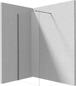 Paravan de dus Walk-in Deante Prizma titan 90x195 cm