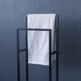 Suport prosop Vella, din metal pentru baie, 90 cm