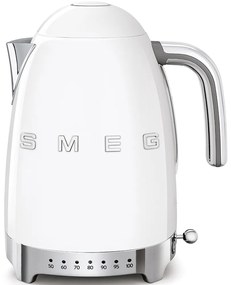 Ceainic electric 50's Retro Style 1,7l alb, indicator LED - SMEG