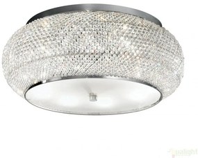 Plafonier modern diametru 55cm, Pasha PL10 Cromo 100746
