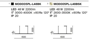 Lustra LED suspendata stil minimalist modern Halo alama