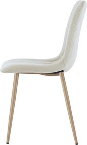 Scaun catifelat bej LAVA CAMEL BEIGE
