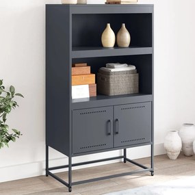 vidaXL Dulap înalt, antracit, 68,5x38,5x123,5 cm, oțel