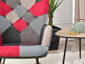Fotoliu Sibyla (patchwork + fag alb). 1110394