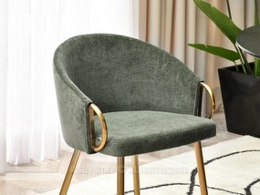 Scaun Carma K (verde + auriu). Promo -24%. 1111005