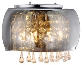 Aplica de perete design modern KALLA fumuriu 15809W GL