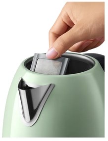 Cana electrica BUYDEEM K640, 2400W, 1,7 L, Protectie, Fara BPA, LED, Verde deschis