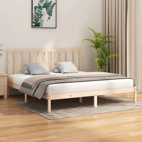3106788 vidaXL Cadru de pat, 200x200 cm, lemn masiv