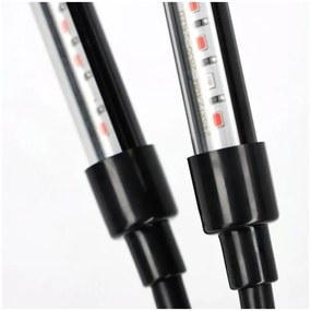 Lampă LED reglabilă cu clemă pentru plante VITARO 4xLED/10W/230V negru