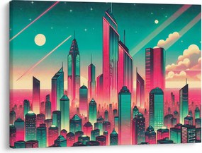 Tablou – Metropolă în stil pop-art (70x50 cm)