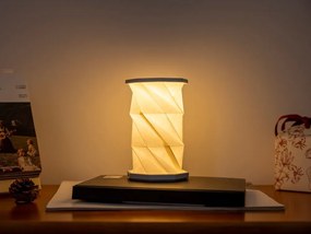 Decorațiune luminoasă albă/turcoaz portabilă cu USB ø 8 cm Twist – Gingko