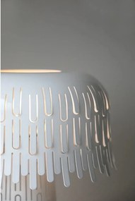 Veioză albă cu abajur din metal (înălțime 38 cm) Verbera – Markslöjd