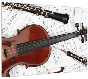 Tablou - Unelte muzicale (70x50 cm)
