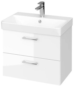 Dulap cu lavoar, 46x59x38 cm, 2 sertare, alb Alb, 600x460 mm