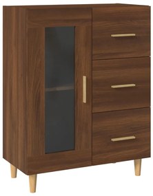 817365 vidaXL Servantă, stejar maro, 69,5x34x90 cm, lemn prelucrat