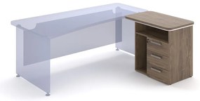 Container andocare TopOffice 90 x 55 cm, dreapta, stejar charleston