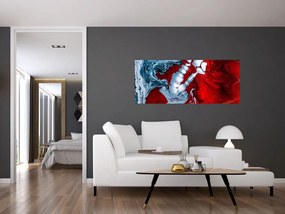 Tablou cu pete abstarcte (120x50 cm)