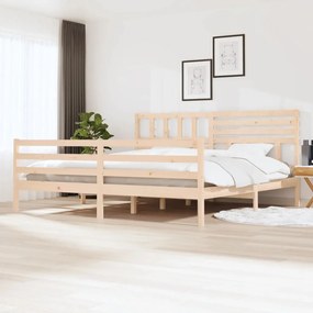 3101108 vidaXL Cadru de pat, 200x200 cm, lemn masiv