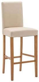 SCAUN BAR - BEJ, PICIOR LEMN NATUR