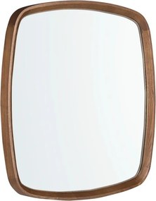 Oglinda decorativa design LUX Walnut Square 65x65cm