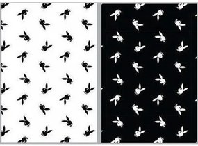 Playboy Monochrome set de lenjerie de pat 140×200cm, 70×90 cm