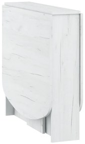 Masă de sufragerie extensibilă Elston 2 (craft alb) (pentru 4 până la 6 persoane). 1051392