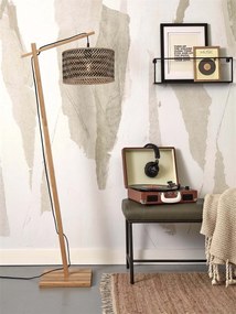 Lampadar eco din bambus Java S nat/32x18, bl/nat