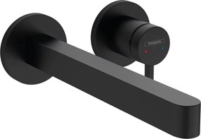 Baterie lavoar incastrata Hansgrohe Finoris negru mat