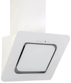 Hota KUGERR D8 - 90cm Alba, Putere Absorbtie 983 mc/h, Sticla, Alba, Decorativa, Puternica, Silentioasa, cu Telecomanda, de Perete