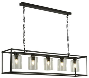 Lustra suspendata metal stil industrial decorativ Belle 5L
