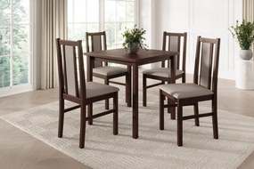 Scaun tapitat, din lemn, Vos XIV, ADRK Furniture (Culoare: Sonoma / Opium 85)