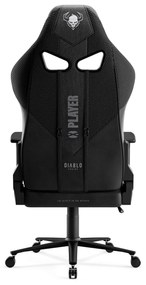 Scaun gaming Diablo X-Player 2.0 din material King Size: Negru