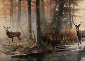 Tablou - Vintage pictura wildlife (70x50 cm)