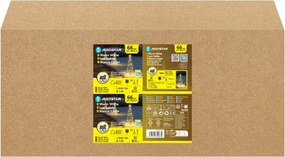 Aigostar - LED decorațiune de Crăciun solară LED/0,59W/3,7V 100 cm IP65 alb cald