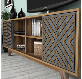 Mobilier living Ivonne (Nuc + albastru). 1089203