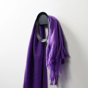 Cârlig negru de montat pe perete din oțel Coucou – Spinder Design