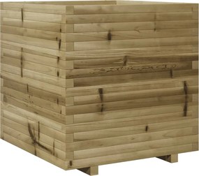 vidaXL Jardinieră de grădină, 70x70x72 cm, lemn de pin impregnat