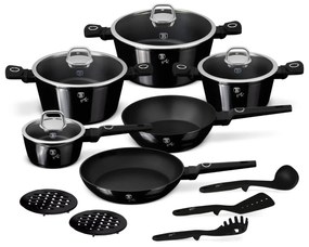 Set oale 15 piese Black Vantage Berlinger Haus BH 8232, negru