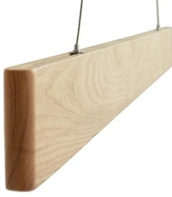 Lustră LED pe cablu LED/22W/230V 4000K 120 cm frasin/lemn masiv