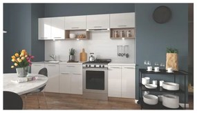 Set Mobila Bucatarie VIOLA 260cm Stejar Sonoma/Alb