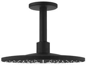Palarie si brat de dus Grohe Rainshower SmartActive 310 cu 2 functii negru mat