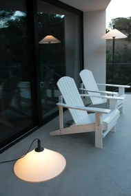 Lustra/Pendul portabil iluminat exterior decorativ SAIGON R55 gri/alb