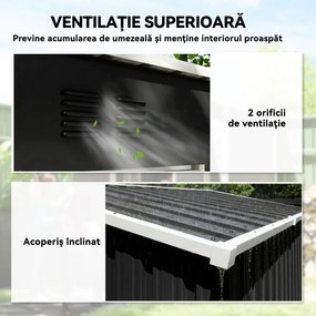 Outsunny cutie metalică | Aosom Romania
