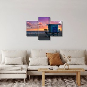 Tablou de pe plaja Santa Monica (90x60 cm)