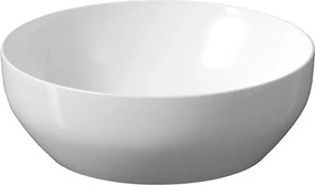 Lavoar pe blat Cersanit Larga alb lucios 40 cm
